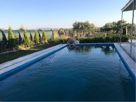 Akhisar Kapaklıda 370 Metre Zeytin Tarlasında Müsatakil Havuzlu Ev