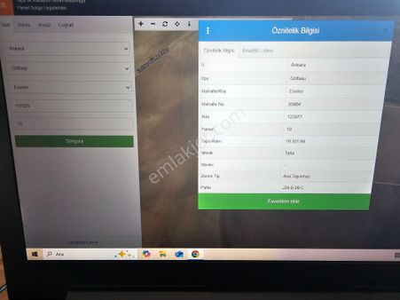 Gölbaşı Emirler 'de Acil Satılık Tarla
