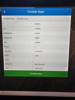 Gölbaşı Emirler'de 14 Dönüm Tek Tapulu Satılık Bağ Evli Tarla+bahçe