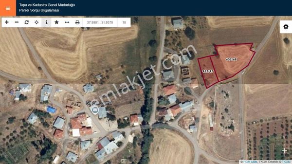 Derbent Yukarı Arsa Ve Komşu Tarla İkisi Birlikte Acil Satılık