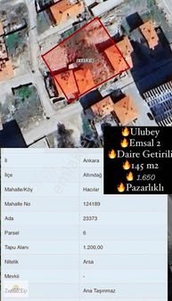 Güler Emlak'dan Yatırımlık Daire Getirili Satılık 145 M 2 Arsa