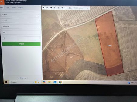 Çubuk Melikşah Mahallesi 'nde Acil Satılık Tarla Hissesi