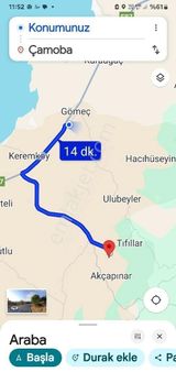 Ayvalık Çamoba Da Satılık Tarla