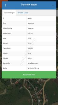 Aydın Karpuzlu Da Satılık Arsa