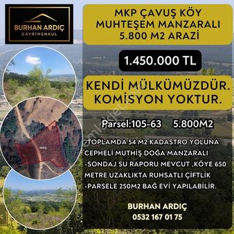 Burhan Ardıç'tan Mustafakemalpaşa Soğukpınar 9800 M2 Arazi