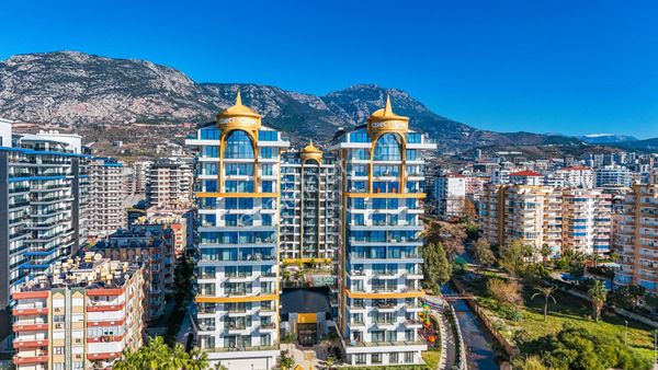 Mahmutlar Otel Konsepti 2+1 Denize Sıfır Manzaralı Eşsiz Daire