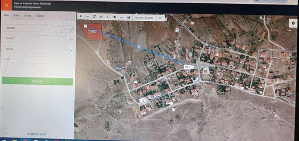 Çıtırık'tan Ankara Güdül Boyalı. Niteliği Hali Arazi Tek Tapu 5200m2