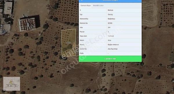 Alaaddin Okçu S A T I Y O R İmarlı Müstakil Arsa