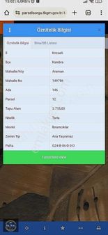 Baykal Gayrimenkul'den Kocaeli Kandıra'da Arsa