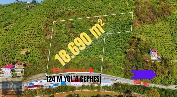 Yomra Özdil'de Anayola 124 M Cepheli Fırsat Arazi