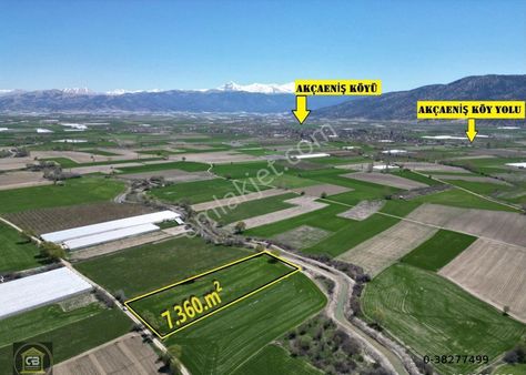 Elmalı Sarılar Mah. Sudan Ucuz Sera Ve Hertürlü Tarıma Elverişli 7.630 M² Tarla Satılıktır
