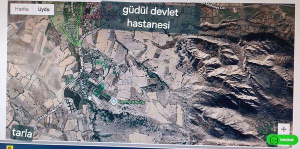 Çıtırıtık'tan Güdül Devlet Hastanesi 4km 4740m2 Tarla Su Kuyusu