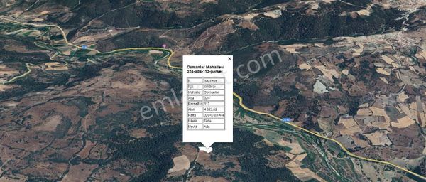 Yatırımın Gözdesi Balıkesir Sındırgı Osmanlar'da 4.324m2 Tarla