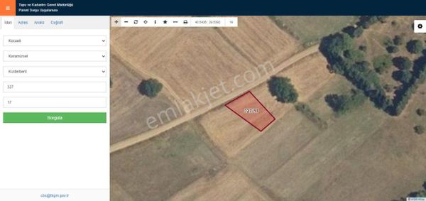 Kocaeli Karamürsel Satılık Arazi