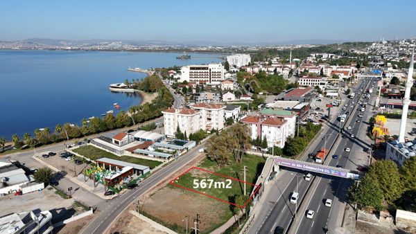 Başiskele Körfez Mh. Ana Yola Cephe Satılık 567 M2 Ticari Arsa