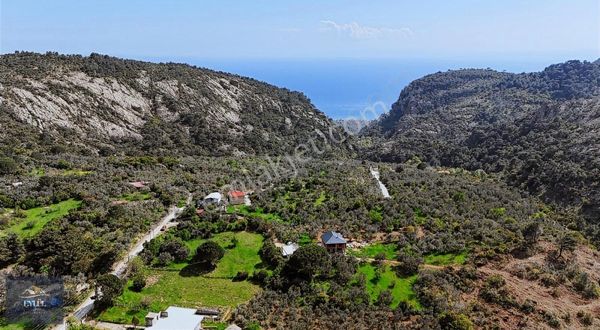 Ayvacık Arıklı'da Panoramik Deniz Manzaralı Yol Cepheli