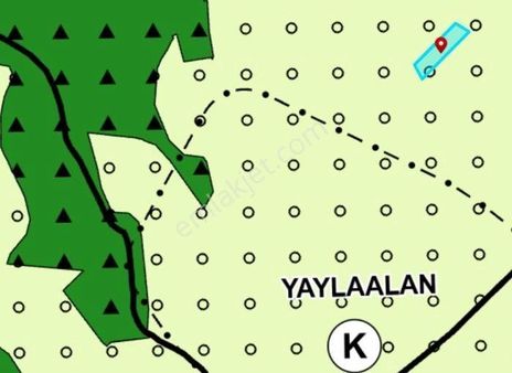 Yaylaalan Da Doğayla İç İçe Yatırımlık Tarla!!!