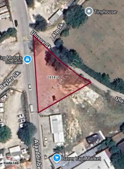 Alaaddinbey Çalı Anayoluna Cephe Satılık Kupon Bahçe