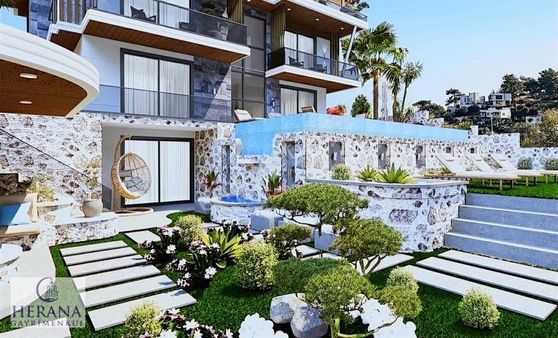 Denize Nazır Fourleks Geniş Ferah Şık Ve Lüks Satılık Villa