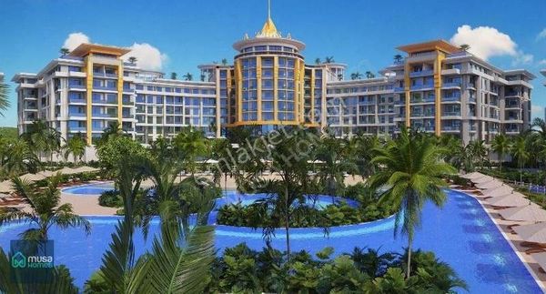Alanya Azura World Site Uygun Fiyatlı Yatırımlık Geniş Daire