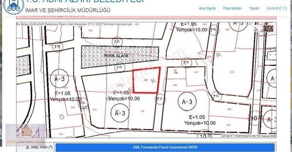 Dağdibi Mah Güzel Konumda 587 M2 Arsa