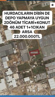 Hurdacılar Sitesi Yanında 2 Dönüm Konut+ Ticari İmarlı Arsa