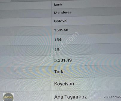 Atıcı Group'dan Satılık Tarla