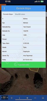 Edirne Merkeze Çok Yakın Yatırımlık 2663 Metre Arazi