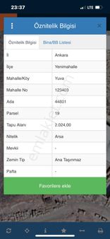 Yuvaköy Meermerciler Mevkinde 148m2 Ticari Arsa