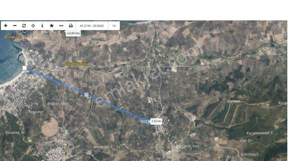 Esen'den Mudanya/yalıçiftlik'te Satılık Resmi Yola Cephe