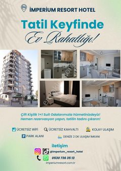 Imperium Konaklama’da Tatil Fırsatı! Denize Yakın 1+1 Suit
