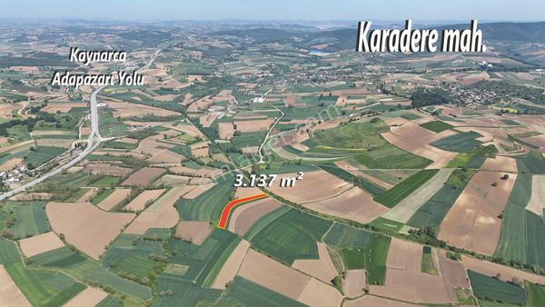 Adapazarı Merkez Karadere Mahallesinde Yatırıma Uygun Tarla