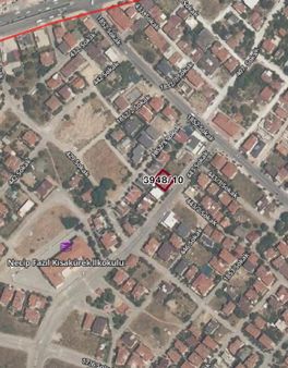 Denizli Merkezefendi Akkonak Bölgesi 369m2 2 Kat Ruhsatlı Satılık Arsa