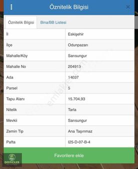 Ck-29 Sarısungur'da 15.704m2 Tarla,uygun Fiyat!