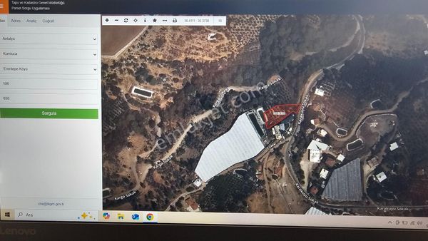 Antalya Kumluca Erentepe Köyü 'nde Acil Satılık Arsa