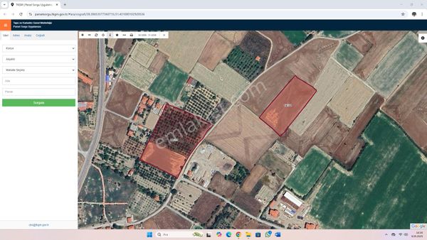 Kozağaç Köyü Tarla Tek Tapu Müstakil Tapulu Suyu Var