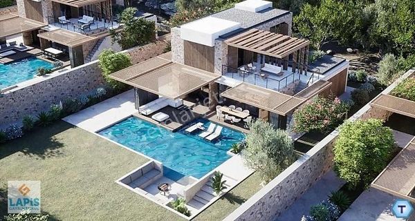 Merkezde 6000m2 Arsa 500m2 Den 12 Adet Villa Yapılıyor