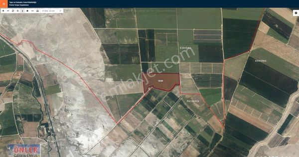 Çillerde Tek Tapu 80 Dönüm Sulu Tarla