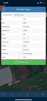 İzmir Dikili Merkezde Satılık Tarla