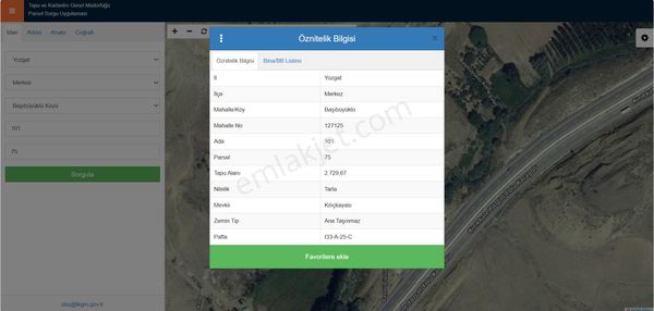 Yakamoz Emlak'tan Başıbüyüklü Köyünde 2.729,67 M2 Yatırımlık Satılık Tarla