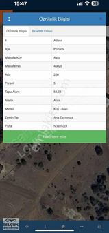 Pozantı Selçuk Emlaktan Alpu Yaylasında 500 M2 İmarlı Arsa