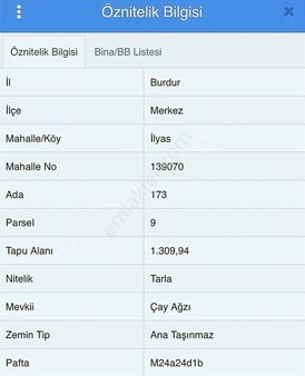 Evrim Emlak'tan Satılık Tarla Göl, Ve Doğa Manzaralı