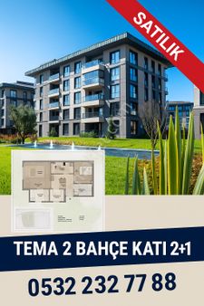 Tema 2 Projesinde Bahçe Katı 2+1 Fırsat Daire!