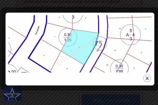 Atakum Çatalçamda 4 Kat İmarlı, Deniz Manzaralı Yatırımlık Arsa