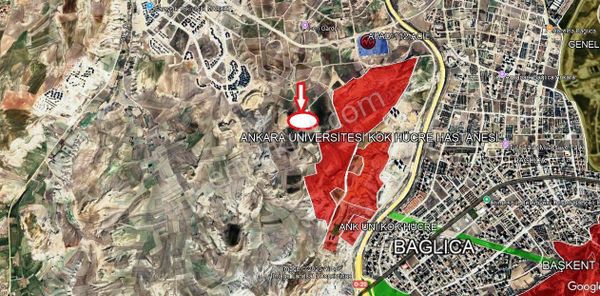 Afad Ve 112 İnşaatlarına Yakın Konumda 533m2 İmarlı Arsa