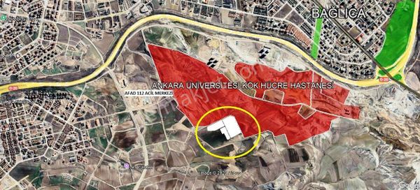 Ankara Üniversite Arazisine Sınır 709 M2 İmarlı Arsa