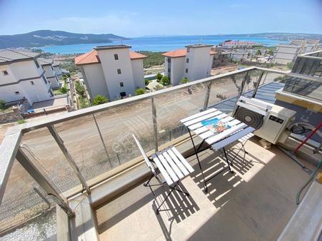 Didim Akbük'te Deniz Manzaralı Eşyalı 1+1 Daire