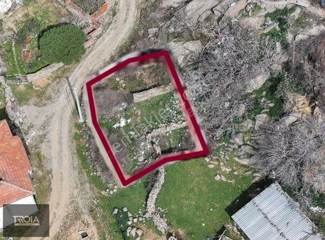 Ezine Kayacıkta Deniz Manzaralı İmarlı Arsa200m2