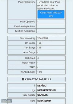Erdal Gayrimenkulden Pakel Vakfı Yakını B+4 Katlı Satılık Arsa