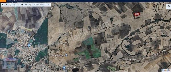 Edirne Uzunköprü Kurtbey 517metre Satılık Tarla